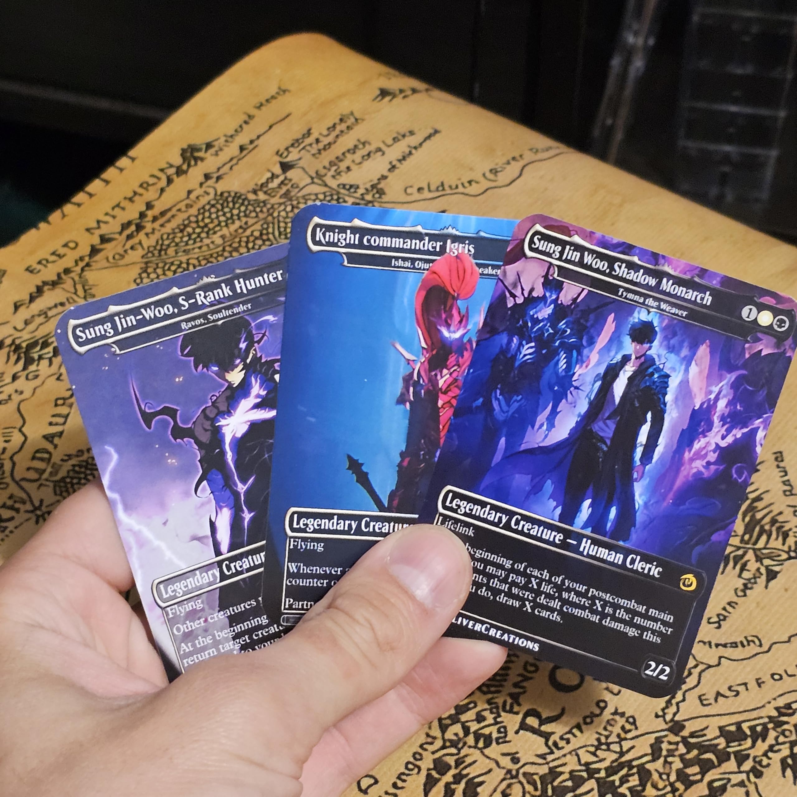 Magic The Gathering X Solo Leveling 3 Card Set Sung | Desertcart INDIA